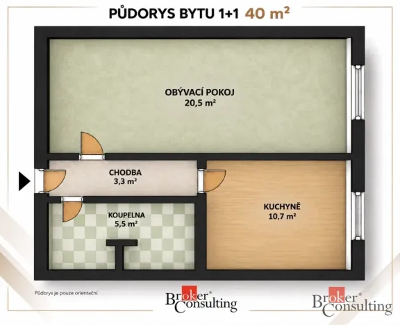 Prodej bytu 1+1, Plzeň - Bolevec, Studentská, 39 m2