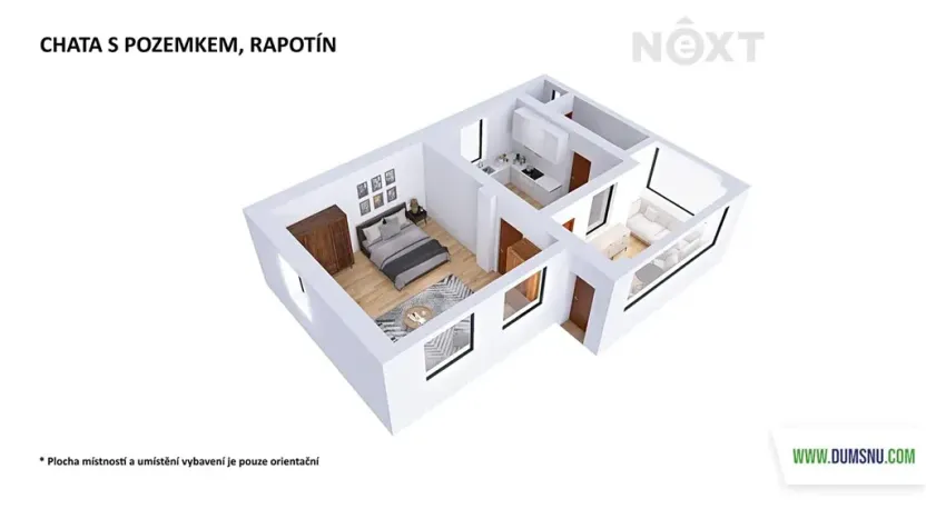 Prodej chaty, Rapotín, U Koupaliště, 70 m2