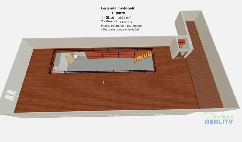 Pronájem skladu, Brandýs nad Labem-Stará Boleslav, 525 m2