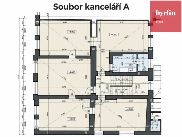 Pronájem kanceláře, Opava, Pekařská, 138 m2