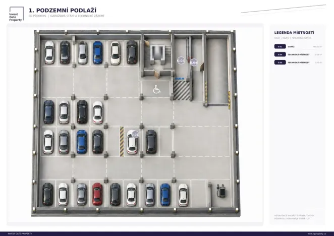 Pronájem kanceláře, Třeboň, Nová, 50 m2