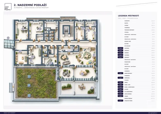 Pronájem ordinace, Třeboň, Nová, 40 m2