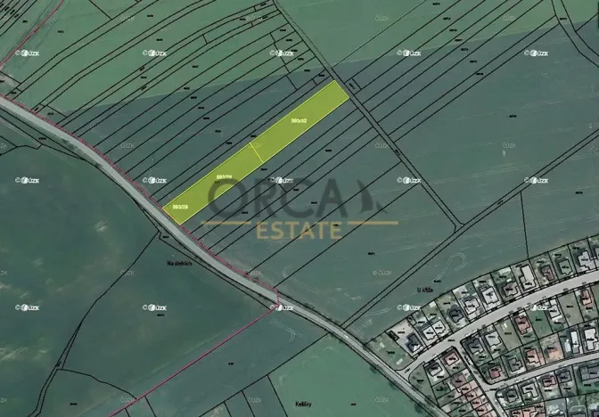 Prodej podílu pole, Moravany, 2556 m2
