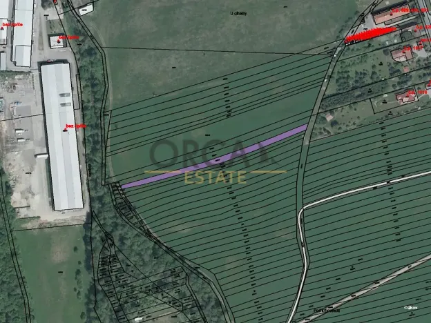 Prodej komerčního pozemku, Bojkovice, 1710 m2