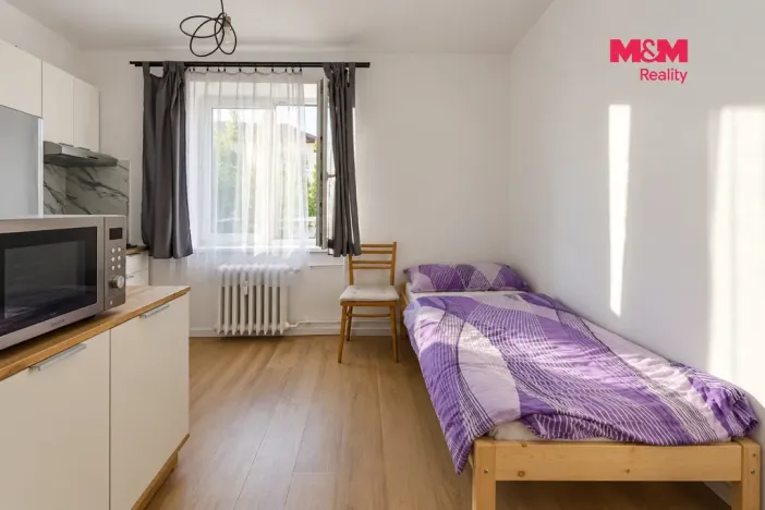 Pronájem bytu 1+1, Pardubice - Bílé Předměstí, Na Okrouhlíku, 28 m2