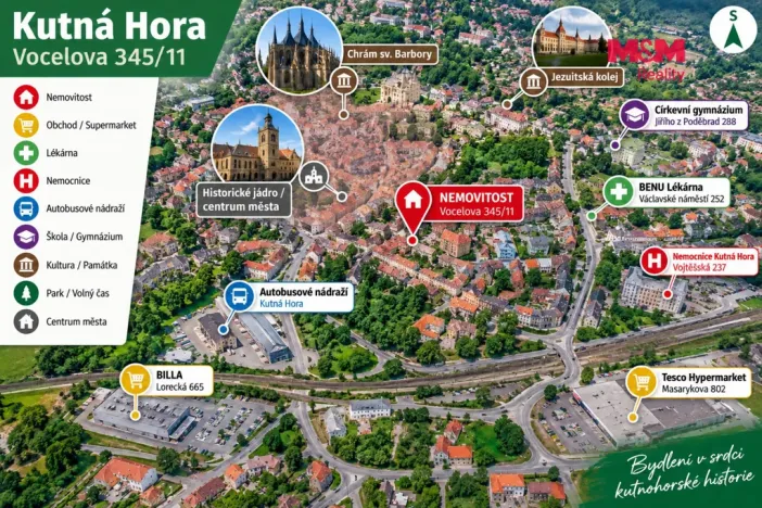 Prodej bytu 5+1, Kutná Hora - Kutná Hora-Vnitřní Město, Vocelova, 117 m2