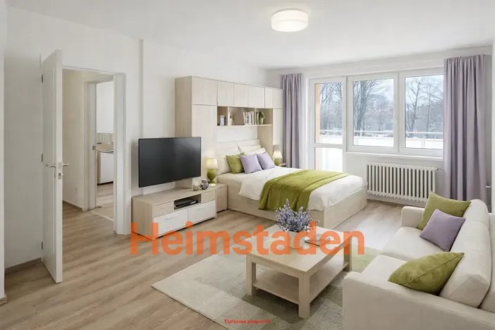 Pronájem bytu 1+1, Karviná - Ráj, Prameny, 39 m2