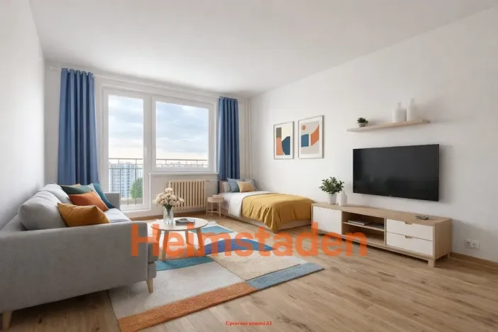 Pronájem bytu 1+kk, Orlová - Lutyně, Okružní, 28 m2