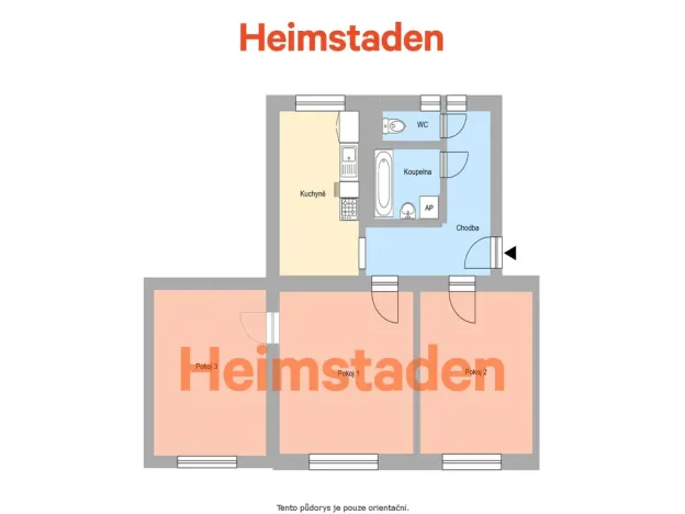 Pronájem bytu 3+1, Havířov - Město, Hlavní třída, 69 m2