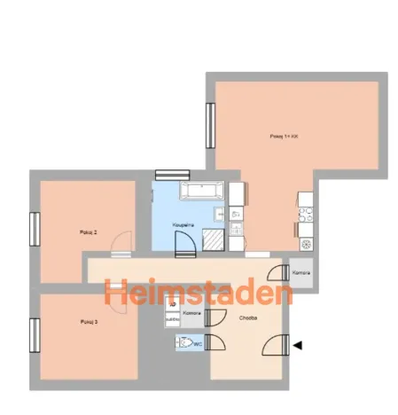 Pronájem bytu 3+1, Ostrava - Poruba, 17. listopadu, 89 m2