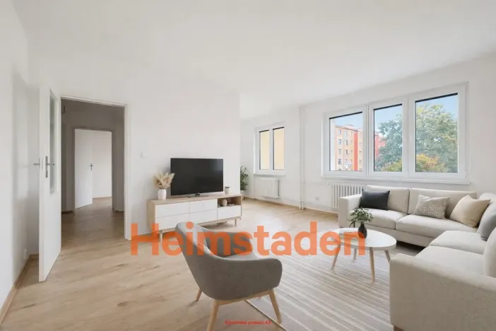 Pronájem bytu 2+kk, Ostrava - Poruba, Opavská, 53 m2