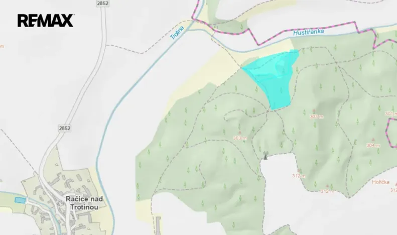 Prodej lesa, Račice nad Trotinou, 31440 m2