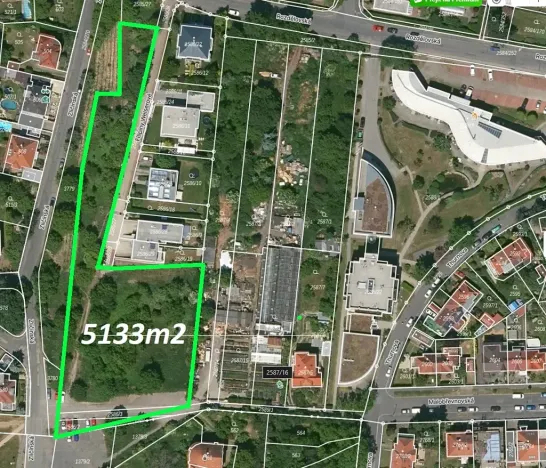 Prodej pozemku, Praha - Břevnov, Filipíny Welserové, 5133 m2