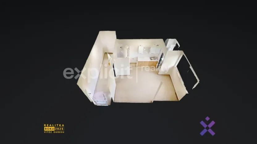 Pronájem bytu 1+kk, Slušovice, Dostihová, 27 m2