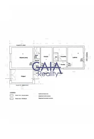 Prodej rodinného domu, Podolí, 72 m2