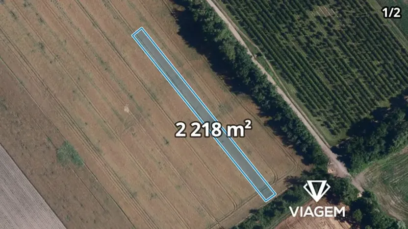 Prodej podílu pole, Podivín, 629 m2