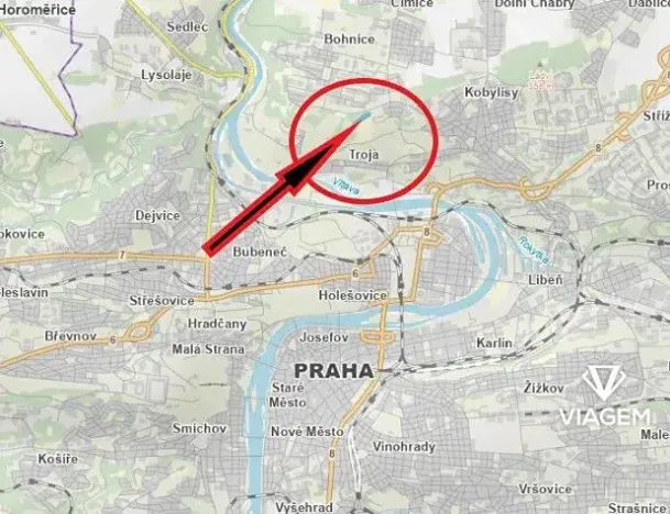 Prodej podílu pozemku, Praha, 6085 m2