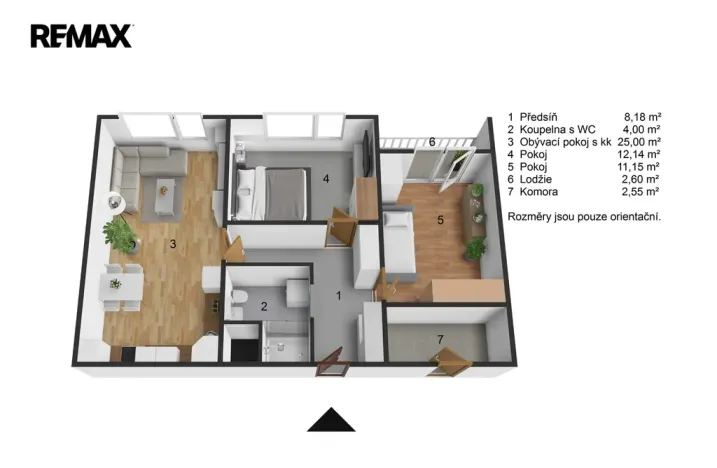 Prodej bytu 3+kk, Praha - Chodov, Valentova, 63 m2