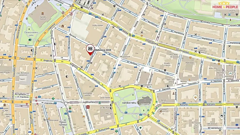 Prodej bytu 4+kk, Praha - Vinohrady, Balbínova, 158 m2