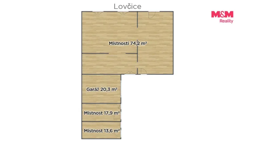 Prodej rodinného domu, Lovčice, 75 m2
