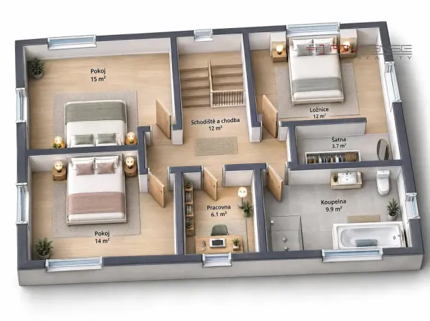 Prodej rodinného domu, Kladno, Václava Pázdrala, 143 m2