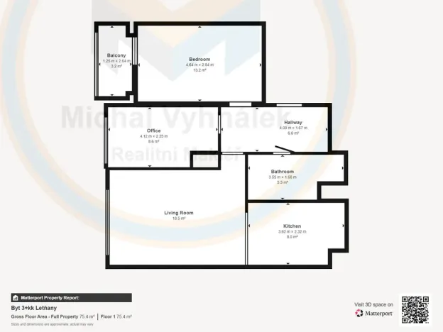 Prodej bytu 3+kk, Praha - Letňany, Letovská, 71 m2
