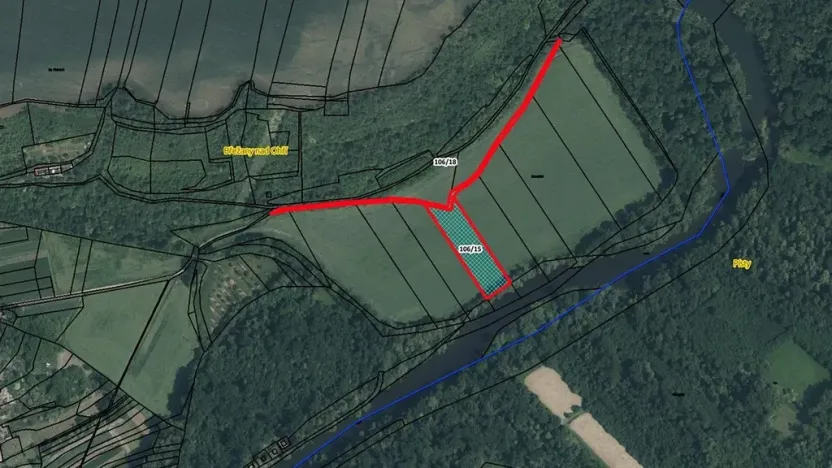 Prodej pole, Budyně nad Ohří, 6174 m2