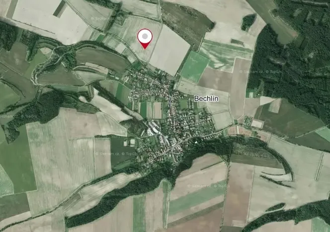 Prodej pozemku pro bydlení, Bechlín, 6418 m2