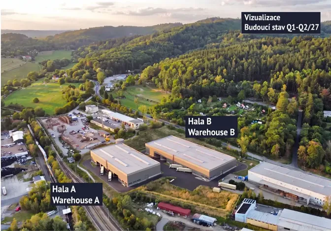 Pronájem výrobních prostor, Písek, 7000 m2
