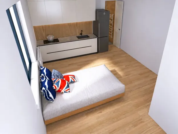 Pronájem bytu 1+kk, Mělník, Českolipská, 22 m2