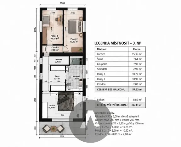 Prodej bytu 4+kk, Brno, 118 m2