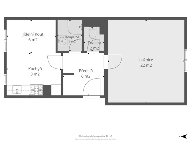 Prodej bytu 1+1, Praha - Žižkov, Pod lipami, 44 m2