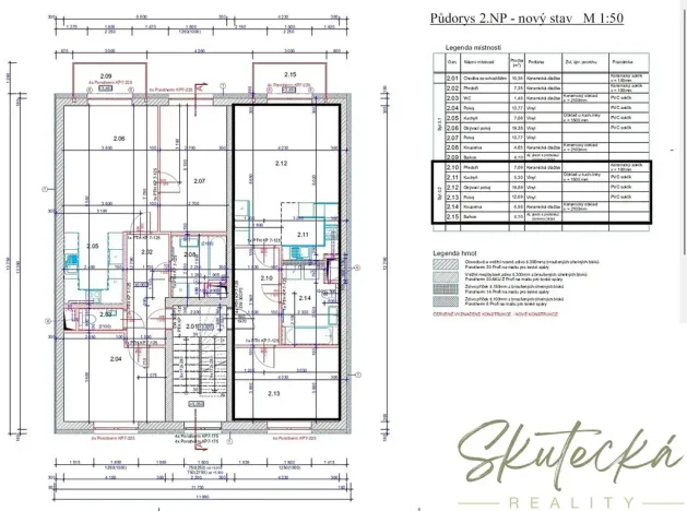 Pronájem bytu 2+kk, Hodonín, 51 m2
