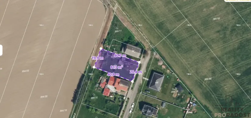 Prodej pozemku pro bydlení, Brloh, 813 m2