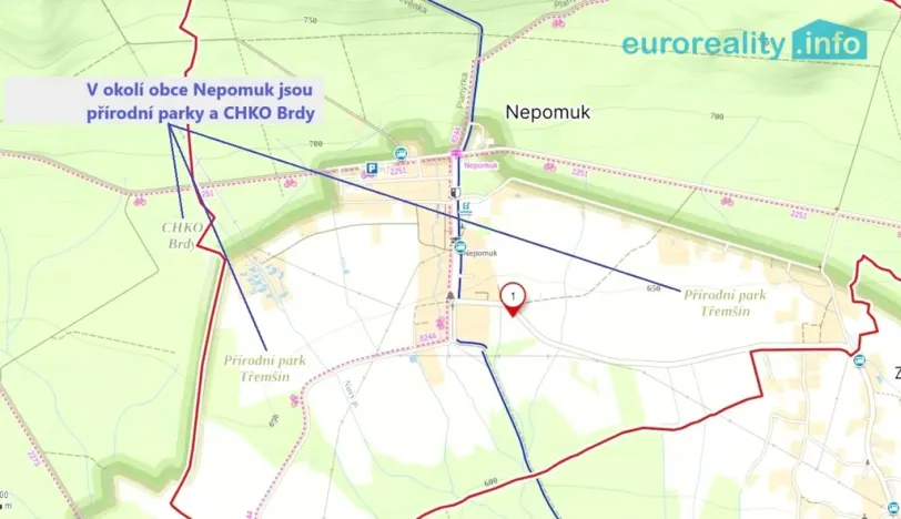 Prodej pozemku, Nepomuk, 10061 m2