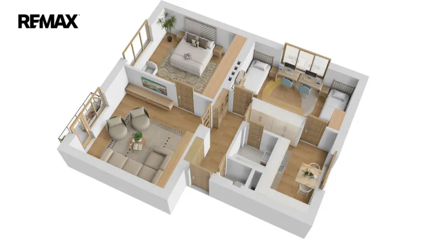 Prodej bytu 3+1, Trutnov - Horní Předměstí, Chodská, 63 m2