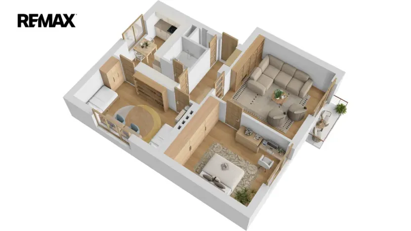 Prodej bytu 3+1, Trutnov - Horní Předměstí, Chodská, 63 m2