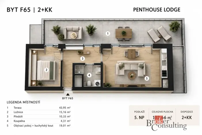 Prodej bytu 2+kk, Plzeň - Jižní Předměstí, Železná, 103 m2