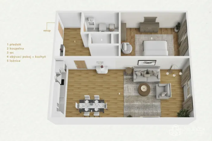 Prodej bytu 2+kk, Plzeň - Hradiště, Zelenohorská, 40 m2