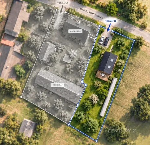 Prodej pozemku pro bydlení, Jičíněves, 800 m2