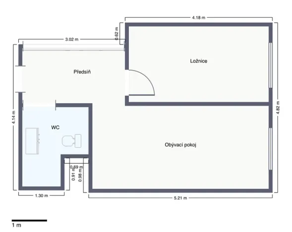 Pronájem bytu 2+kk, Praha - Kamýk, U Kamýku, 33 m2