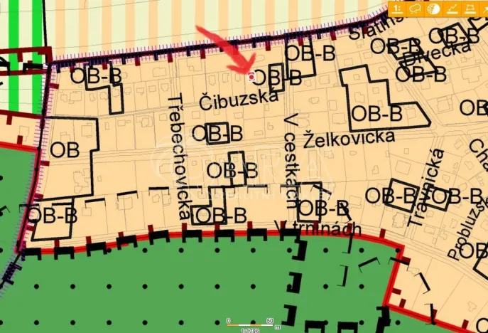 Prodej pozemku pro bydlení, Praha - Klánovice, Čibuzská, 394 m2