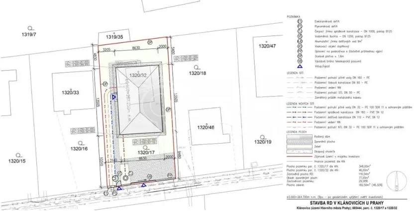 Prodej pozemku pro bydlení, Praha - Klánovice, Čibuzská, 394 m2