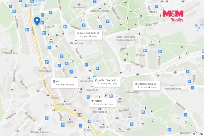 Prodej bytu 1+1, Aš, Hlavní, 36 m2