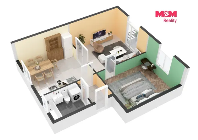 Prodej bytu 2+1, Kolín - Kolín V, Brankovická, 48 m2