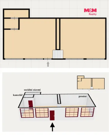 Prodej obchodního prostoru, Častolovice, Komenského, 154 m2