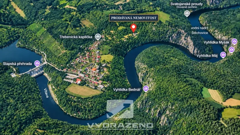 Prodej chaty, Štěchovice - Třebenice, 50 m2