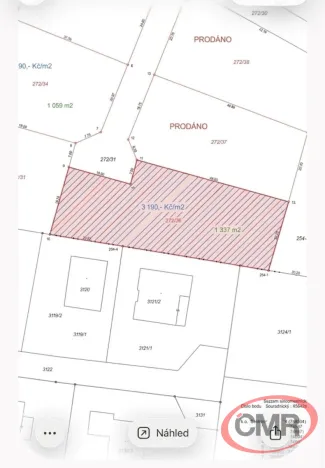 Prodej pozemku pro bydlení, Sedlčany - Sestrouň, 1059 m2