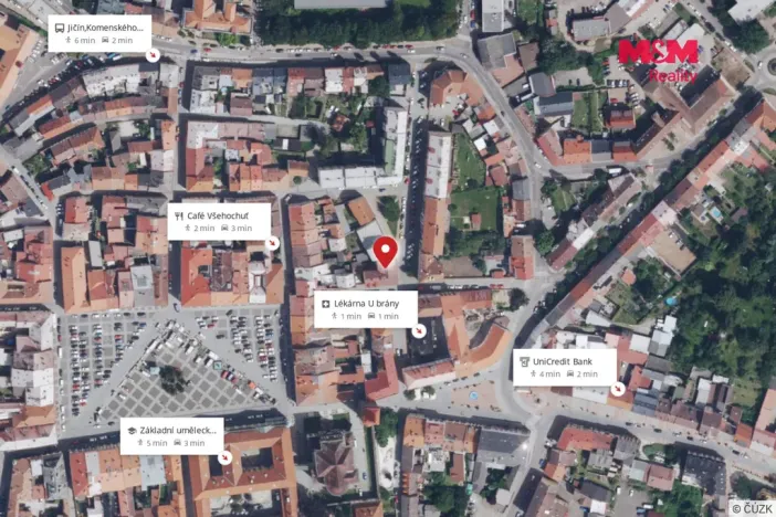 Pronájem kanceláře, Jičín - Valdické Předměstí, Tylova, 31 m2