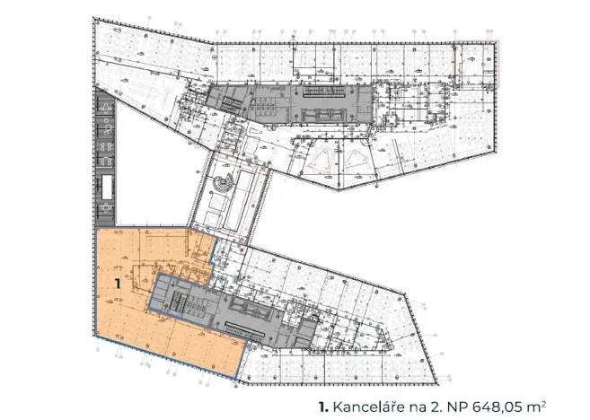 Pronájem kanceláře, Praha - Holešovice, Plynární, 648 m2